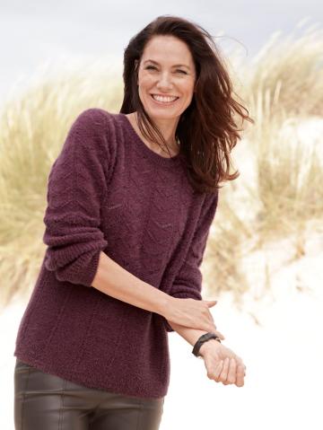 Вязаный пуловер