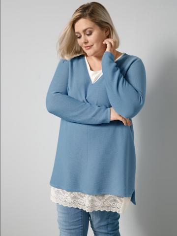 Вязаный пуловер