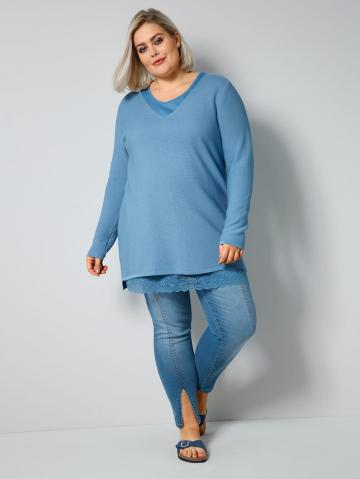 Вязаный пуловер