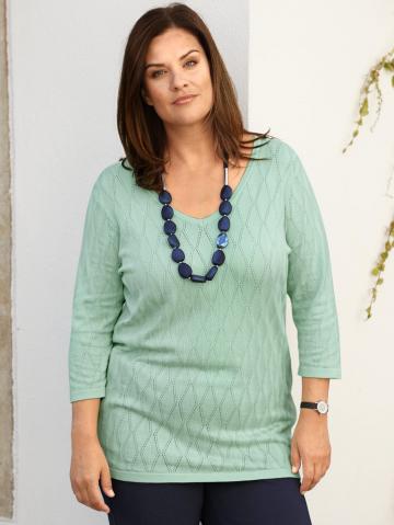 Вязаный пуловер