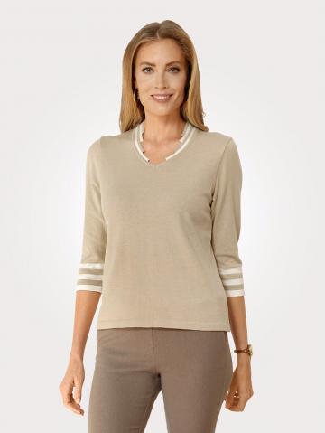 Вязаный пуловер