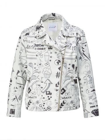 Куртка из искусственной кожи