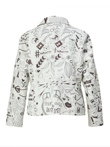 Куртка из искусственной кожи