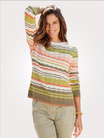 Вязаный пуловер