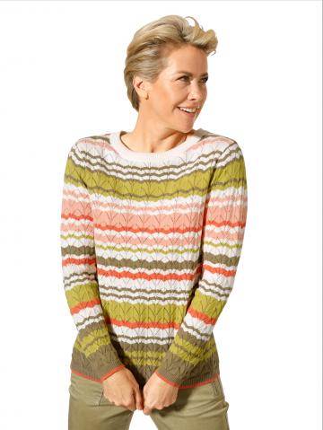 Вязаный пуловер