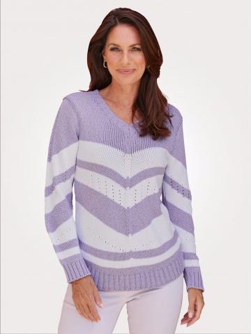 Вязаный пуловер