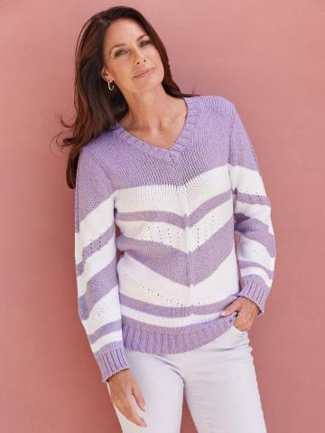 Вязаный пуловер