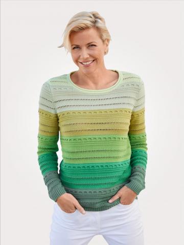 Вязаный пуловер