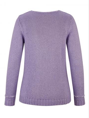 Вязаный пуловер