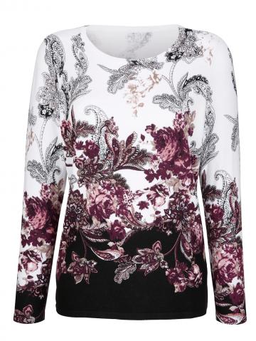 Вязаный пуловер