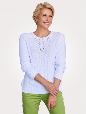 Вязаный пуловер