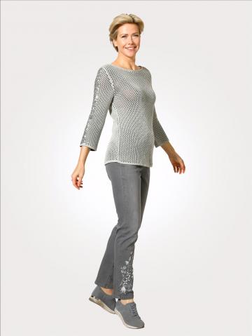 Вязаный пуловер