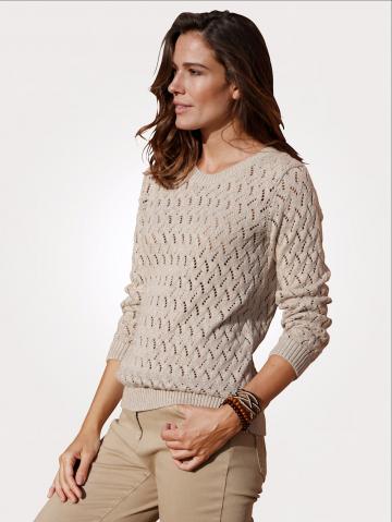 Вязаный пуловер