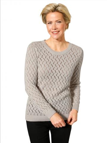 Вязаный пуловер