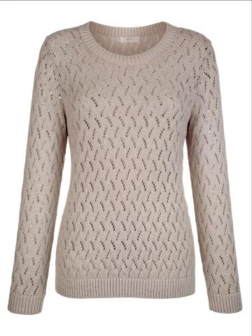 Вязаный пуловер