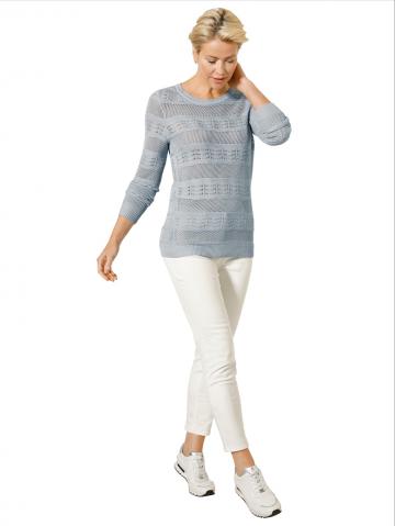 Вязаный пуловер