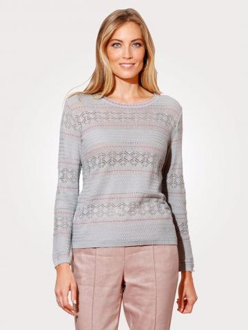 Вязаный пуловер