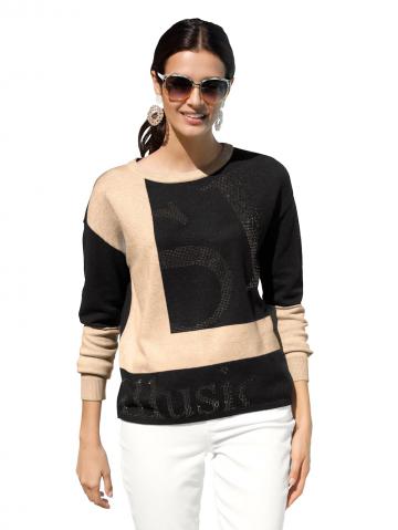 Вязаный пуловер