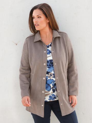 Куртка из искусственной кожи