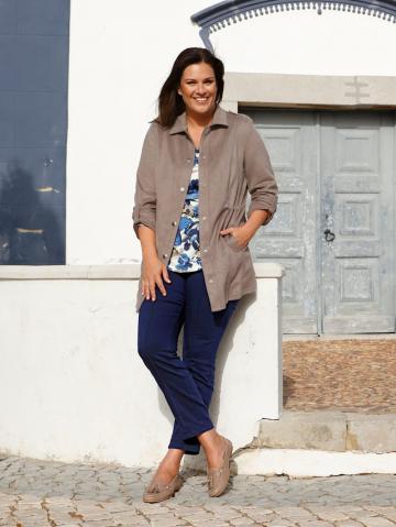 Куртка из искусственной кожи