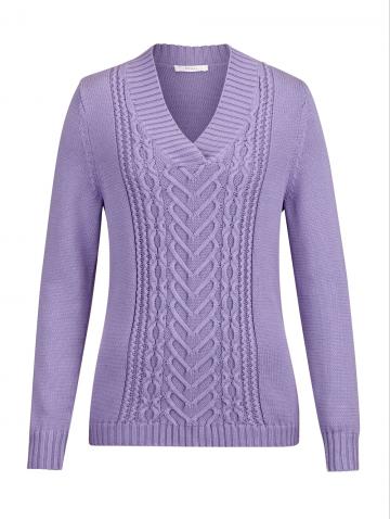 Вязаный пуловер