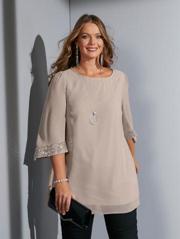 Длинная блузка