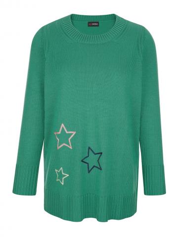 Вязаный пуловер