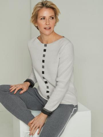 Длинный пуловер