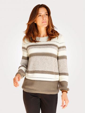 Вязаный пуловер