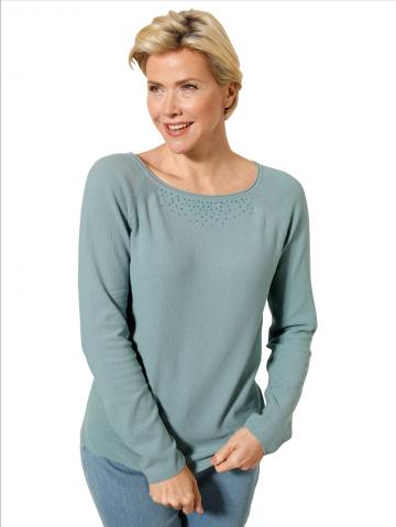 Вязаный пуловер