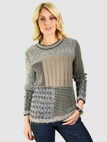 Вязаный пуловер