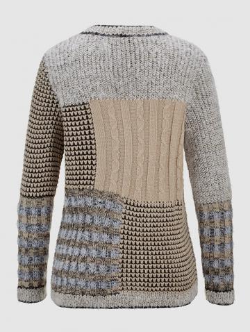 Вязаный пуловер