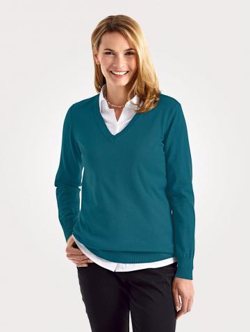 Вязаный пуловер