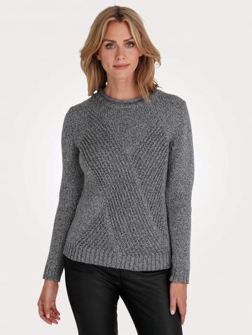 Вязаный пуловер