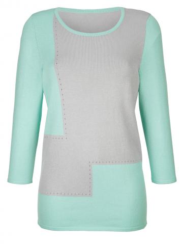 Вязаный пуловер