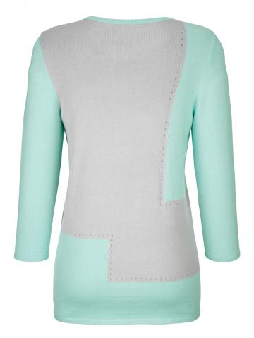 Вязаный пуловер