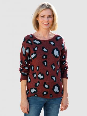 Вязаный пуловер