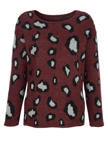 Вязаный пуловер