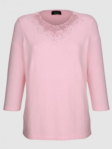 Вязаный пуловер