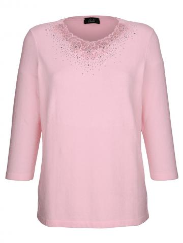 Вязаный пуловер