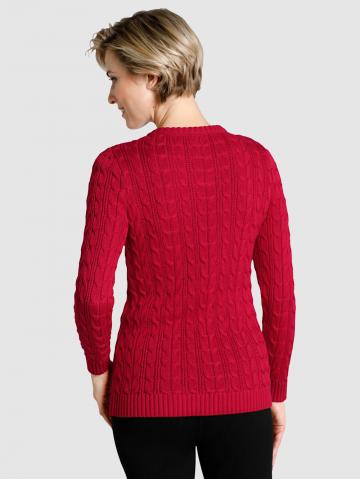 Вязаный пуловер