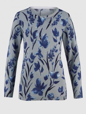 Вязаный пуловер