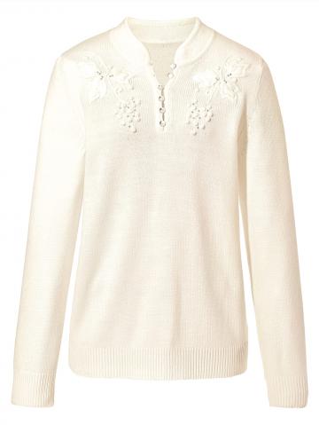 Вязаный пуловер