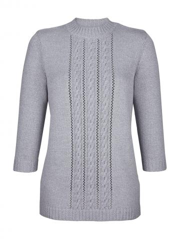 Вязаный пуловер