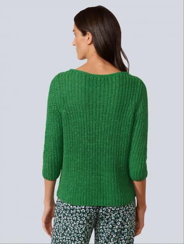 Пуловер с круглым вырезом