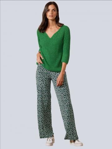 Пуловер с круглым вырезом