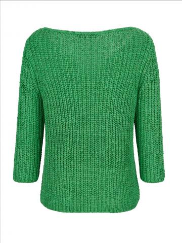 Пуловер с круглым вырезом