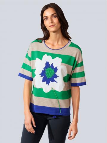 Пуловер с круглым вырезом