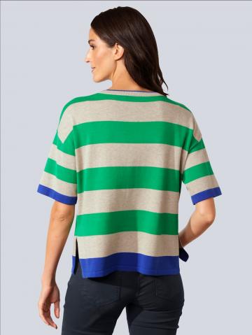 Пуловер с круглым вырезом