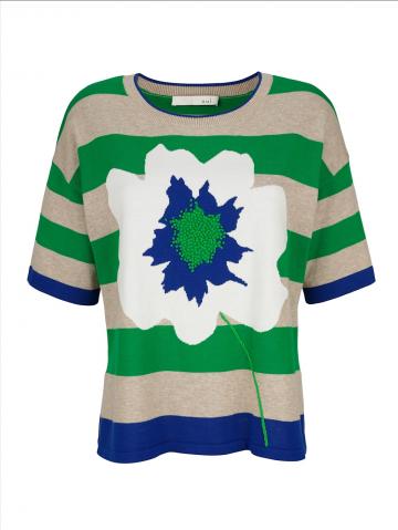 Пуловер с круглым вырезом